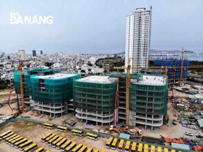 Công trình Khu Công viên phần mềm số 2 vào tháng 5 năm 2021